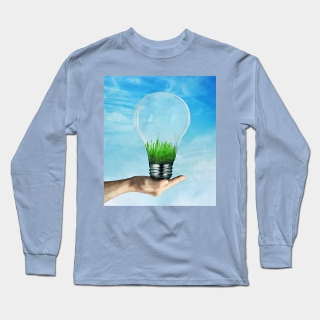 Save Green Long Sleeve T-Shirt by psychoshadow